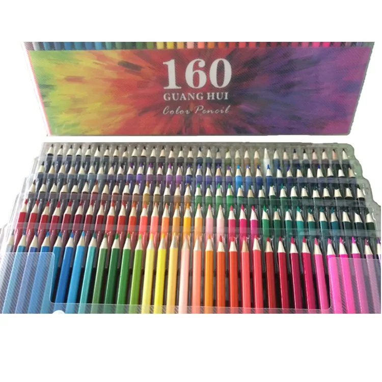 2023 Offre Spéciale crayons de couleur en gros 160 couleurs merveilleux ensemble de crayons de couleur