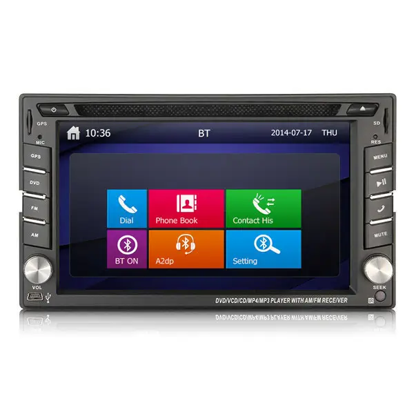 6.2 ''3360 win ce universal modelo de navegação do carro para fiat punto Android11 GPS 2din Rádio Auto Eletrônica Car DVD Player