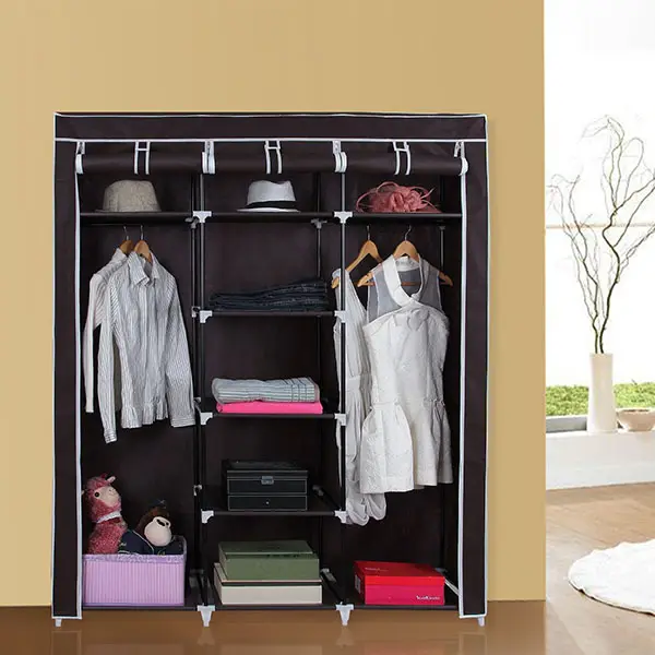 Портативный шкаф подвесной рельс для хранения одежды шкаф для одежды шкаф
