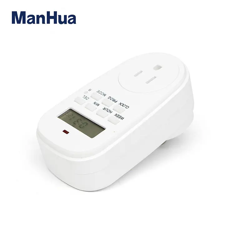 ManHua TG10E Electrónica Programable bomba de agua interruptor de temporizador de dispositivo para EE. UU.