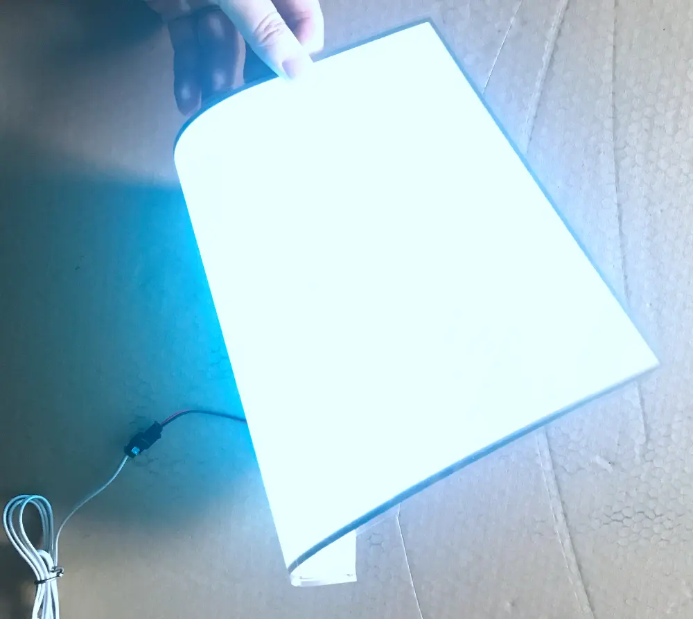 Electroluminescent (EL) panel making material and technology