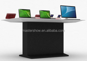 Wooden Notebook <strong>Computer</strong> Promotion <strong>Table</strong> <strong>Computer</strong> Store <strong>Display</strong> <strong>Computer</strong> Shop <strong>Design</strong> - Product Image 3