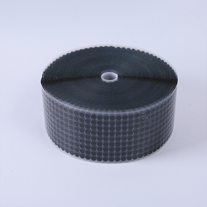 Gran oferta 100% nailon autoadhesivo suave doble cara gancho y bucle puntos en rollo troquelado colorido 15/20/30/50mm ecológico - Product Image 6