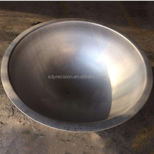 100L/200L/300L/400L 304 paslanmaz çelik dekoratif hollow metal yarımküre ceketli wok - Product Image 2