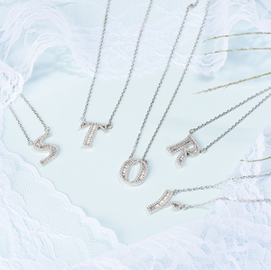 Cheap Fashion 26 Letter a b c d e f g h i j k l m n o p q r s t u v w x y z Pendant Necklace Jewelry