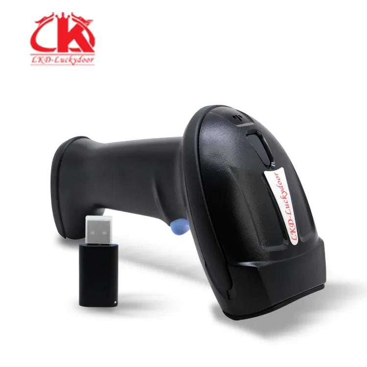 LKD Promotion price Luckydoor wireless Barcode scanner K-316MRB CCD Barcode Reader