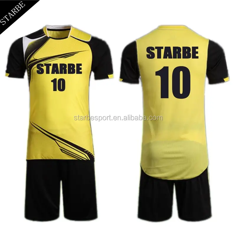 OEM wholesale sublimated soccer jersey football team uniforms