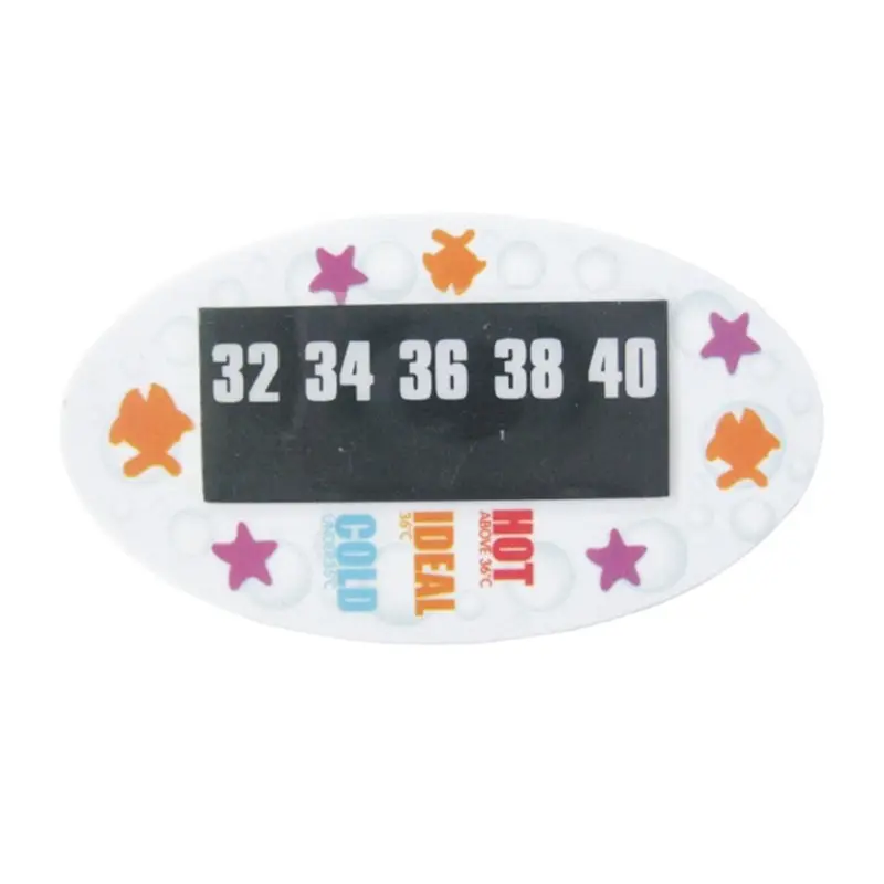 Baby Bath Liquid Crystal Digital Thermometer Measurement Card