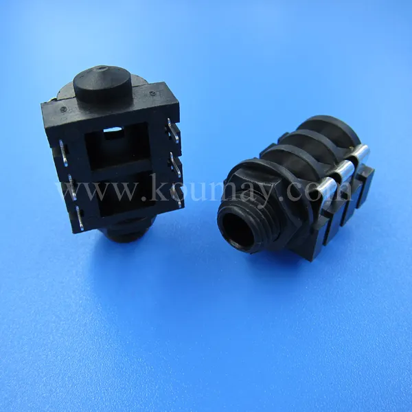 6pin kulaklık ses tüp Amp gitar Stereo 1/4 "Cliff telefon Jack 6.35mm soket