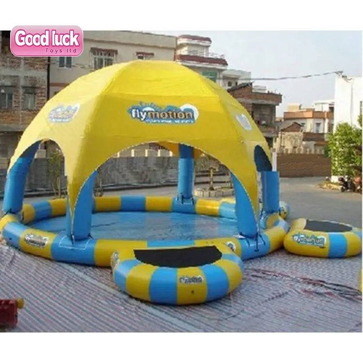 Pvc Large Pools/ Cover Inflated Inground 13/4M Transparent Dome. Over And Above Ground Swimming Pool Inflatable Dome Tent