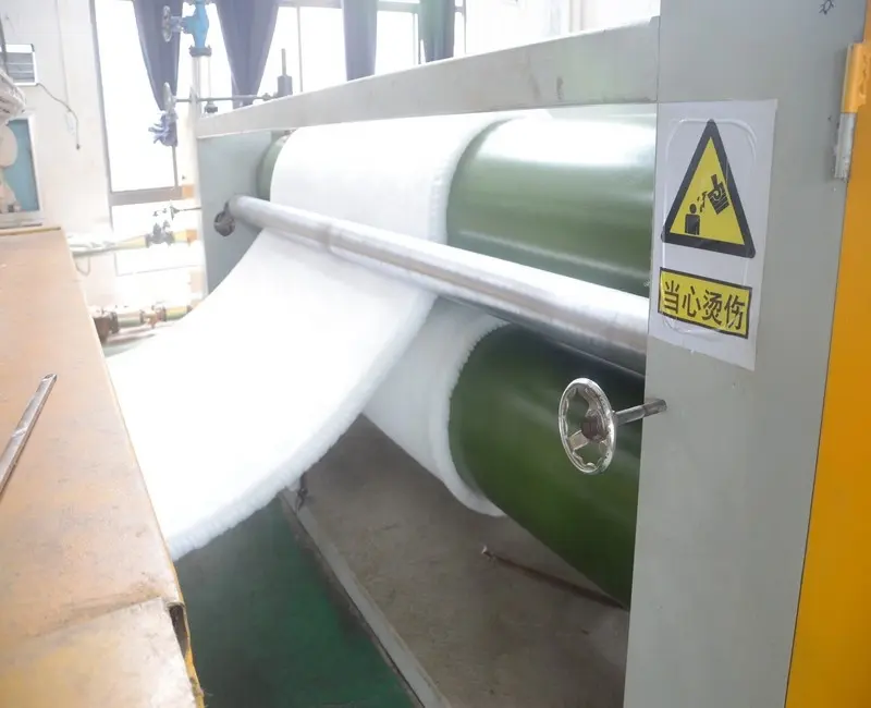 thermal bonding polyester staple fiber dacron quilt making machine