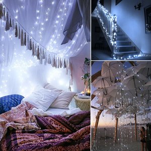 10M 20M 100 200led Solar Powered Outdoor Fairy <span class=keywords><strong>LED</strong></span> <span class=keywords><strong>Copper</strong></span>/Silver Wire Lights String