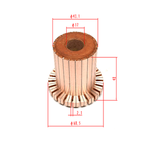 OD43/60.5* ID17*H51.8-23 Bars <strong>Starter</strong> Commutator Auto Motor <strong>Armature</strong> . High Quality and Free Samples
