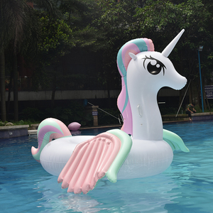 Fun floaty gonfiabile unicorno piscina galleggiante piscina Floatie giocattolo per adulti e bambini - Product Image 5