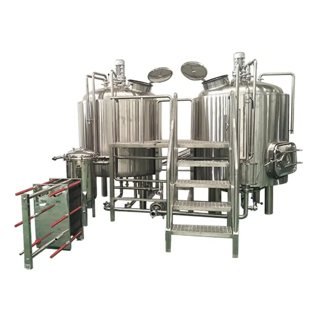 Micro cervecería de 1000l, fermentador de granos de cerveza artesanal, máquina de fabricación de cerveza