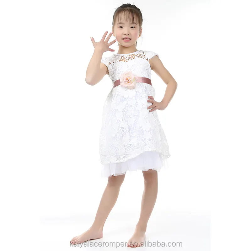 Vestido bebé diseño vestidos para baile escolar para chicas vestido de niña de 3 años, vestido Vintage de flores para niñas