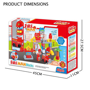 46 Món Đồ Chơi Gạch Xây Dựng Lớn Đồ Chơi Khối Xây Dựng Lớn Cho Người Lửa - Product Image 6