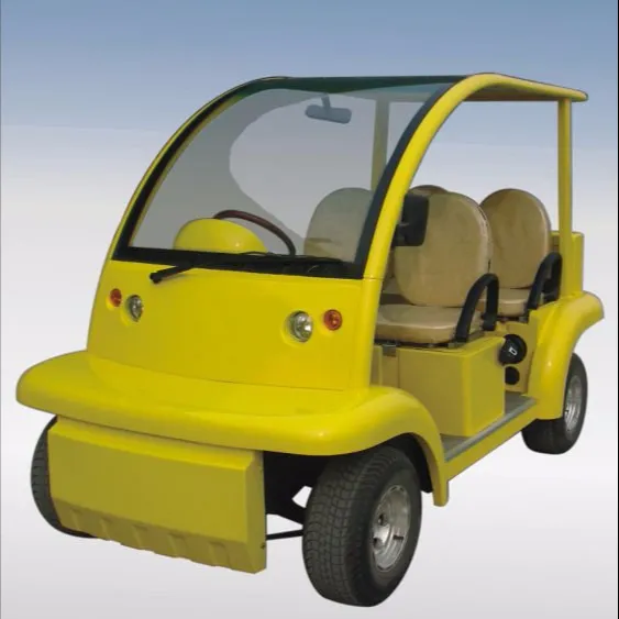 Venda quente mini carro Elétrico/mini bus, mini carrinho de golfe/carro elétrico de passageiros/sight seeing carro, EG6042K Transportador Pessoal