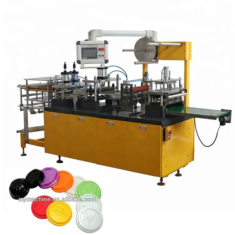 Iyi Fiyat Tek Kullanımlık plastik bardak Kapak Üretimi Şekillendirme Makinesi