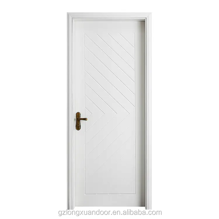 Moderno porte in legno vernice di disegno colori bianco porta di legno