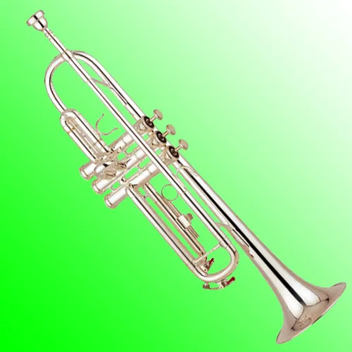 Precio barato Bb Key trompeta de plata
