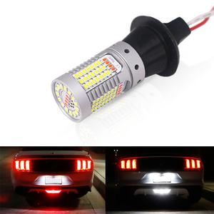 車3156 <span class=keywords><strong>LED</strong></span>ホワイト/レッドデュアルカラーCanbus T25 PY27W <span class=keywords><strong>LED</strong></span>電球15-17フォードマスタングリアフォグランプ/バックアップライト12V