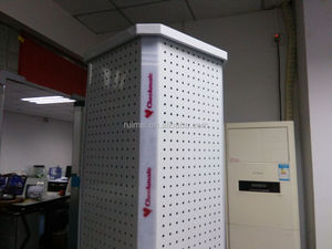 Mobile In Metallo Pegboard Display Rack Peg Display di Bordo Pavimento In Piedi Filatore Cremagliera