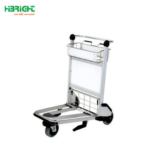 รถเข็นอลูมิเนียมสี่ล้อสำหรับรับส่งสัมภาระสนามบินสามารถปรับแต่งได้ - Product Image 4