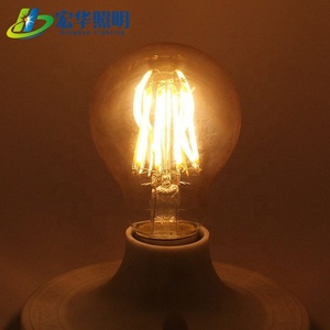A19 E27 6W 2700k sıcak beyaz <span class=keywords><strong>LED</strong></span> filament Edison tarzı ampul