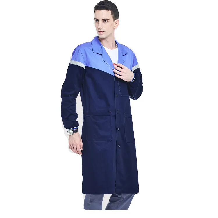 Wholesale Cleaning Working Uniform Coat Robes For Worker Labing Clothes