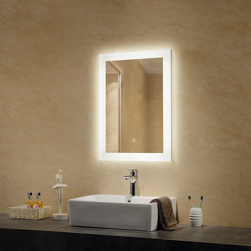 Concave Best Running Modern Round Backlit Mirror Bathroom