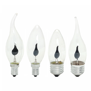 E12 E14 E26 E27 B22 คริสต์มาสเทียน LED หลอดไฟ 1 W 3 W Flicker Flame ตกแต่งหลอดไฟ c35 C32 C7