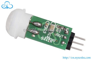 2-80 minutos tiempo de retardo pir sensor módulo sb412a basado en el pir sensor de am412