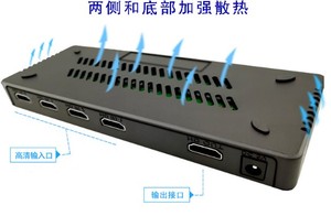 Multivista HDMI 4 Entrada 1 salida pantalla sin costuras 4x1 hdmi switch quad MultiView switcher