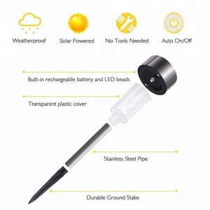 Solar <strong>Led</strong> Pathway Lights, Top Quality Solar Powered Landscape Lighting for Garden,yard, Walkway, Driveway - Product Image 5