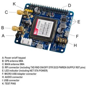 <strong>3G</strong> <strong>Module</strong> SIM5320A WCDMA GSM GPRS <strong>GPS</strong> RPI Expansion Board + <strong>GPS</strong> SMA Antenna for Raspberry Pi <strong>Arduino</strong> - Product Image 3