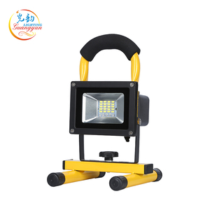 <strong>12V</strong> Portable 10w <strong>20w</strong> 30w Smd <strong>Led</strong> Battery Operated Red Blue Light Flash Rechargeable Floodlight - Product Image 4