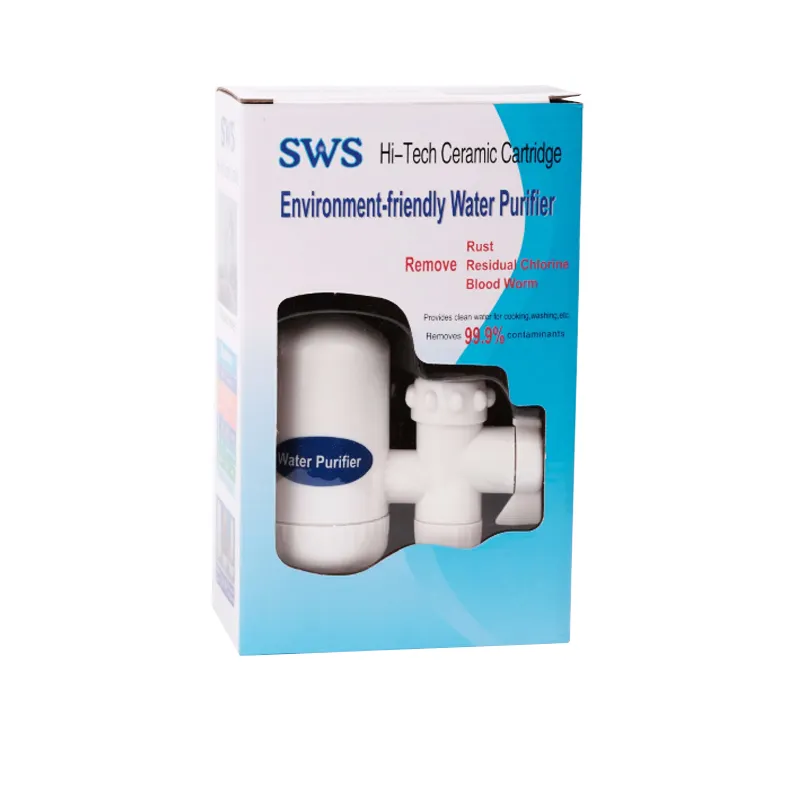 De cerámica cocina hogar beber portátil grifo filtro de agua/purificador de agua filtre un eau de filtro purificador de agua