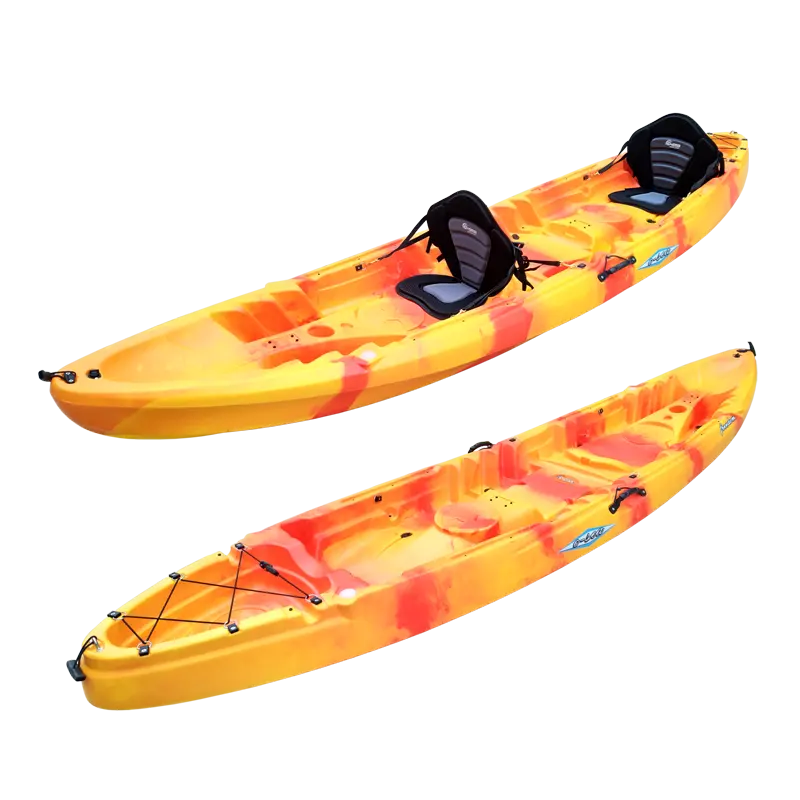 Materiale LLDPE kayak sit on top kayak doppio con deluxe sedile