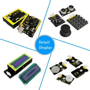 2016 Новый keyestudio Maker обучения комплект для arduinos стартер с UNOR3 1602LCD <span class=keywords><strong>Servo</strong></span> + PDF projet