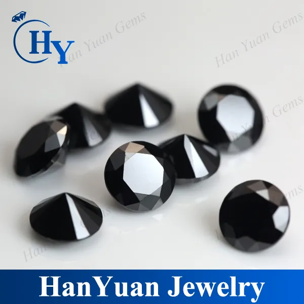 1.0mm 1.5mm 2.0mm Nero Cubic Zirconia