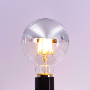 220V <span class=keywords><strong>G80</strong></span> E26 בסיס <span class=keywords><strong>LED</strong></span> הנורה חצי כתר קישוט <span class=keywords><strong>led</strong></span> הנורה כרום חצי כסף או זהב צבע ספוט