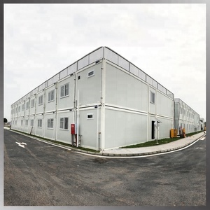 豪华模块化公寓楼 20 英尺可堆叠预制集装箱住宅