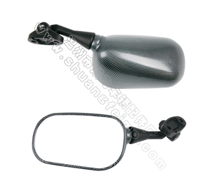 FLYQUICK racing mirror for 2000-2003 <strong>CBR</strong> 929 954 RR <strong>black</strong> / carbon - Product Image 1