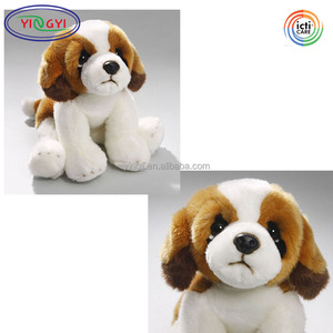 D526 stoklanan St. Bernard köpek toptan ODM OEM oturan geleneksel yumuşak oyuncak fabrika doğrudan CE dolması hayvan köpek stok peluş - Product Image 3