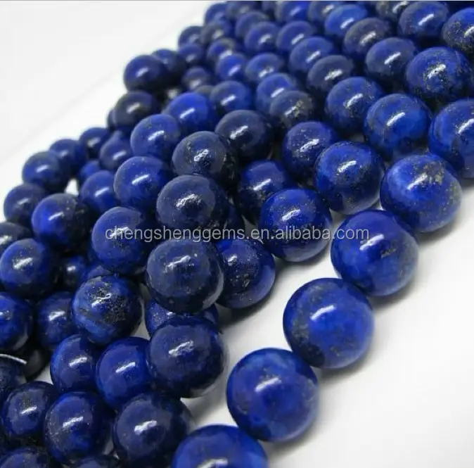 Tingkat AAA 8Mm Manik-manik Lapis Lazuli Alami