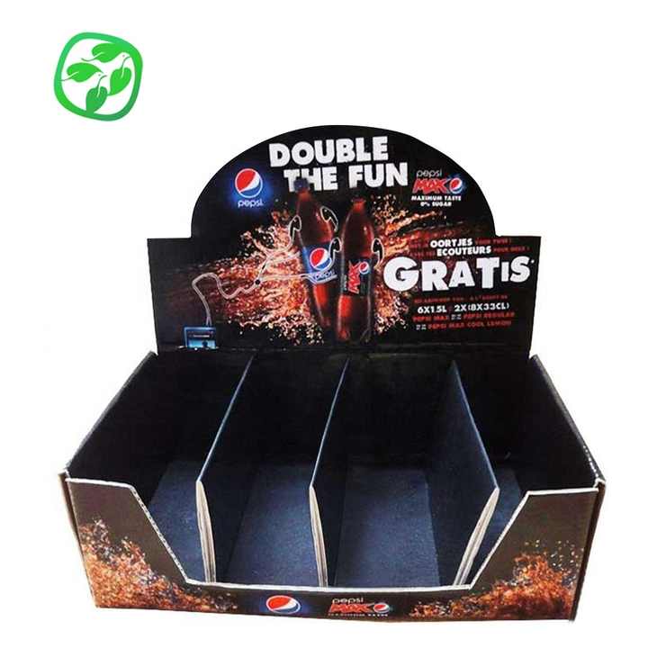 China Experienced Shelf Ready Packaging Tear Away Counter Paper Display Box Children's Toy Cosmetic Display Box