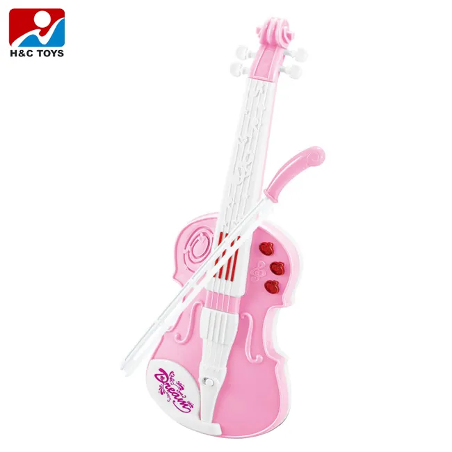 Instrumentos musicais baratos jogo de bebê, brinquedo de plástico violino hc396547
