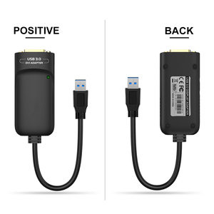 支持 2048*1152 带音频端口的视频卡，适用于多个显示器 USB 3.0 至 DVI 外部视频图形显示适配器 - Product Image 1