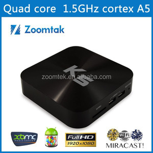 Neuankömmling Quad-Core <span class=keywords><strong>android</strong></span> 4.4.2 full hd 1080p smart tv-box-tuner <span class=keywords><strong>XBMC</strong></span> Streaming Media Player mit fernbedienung a5 processo - Product Image 1